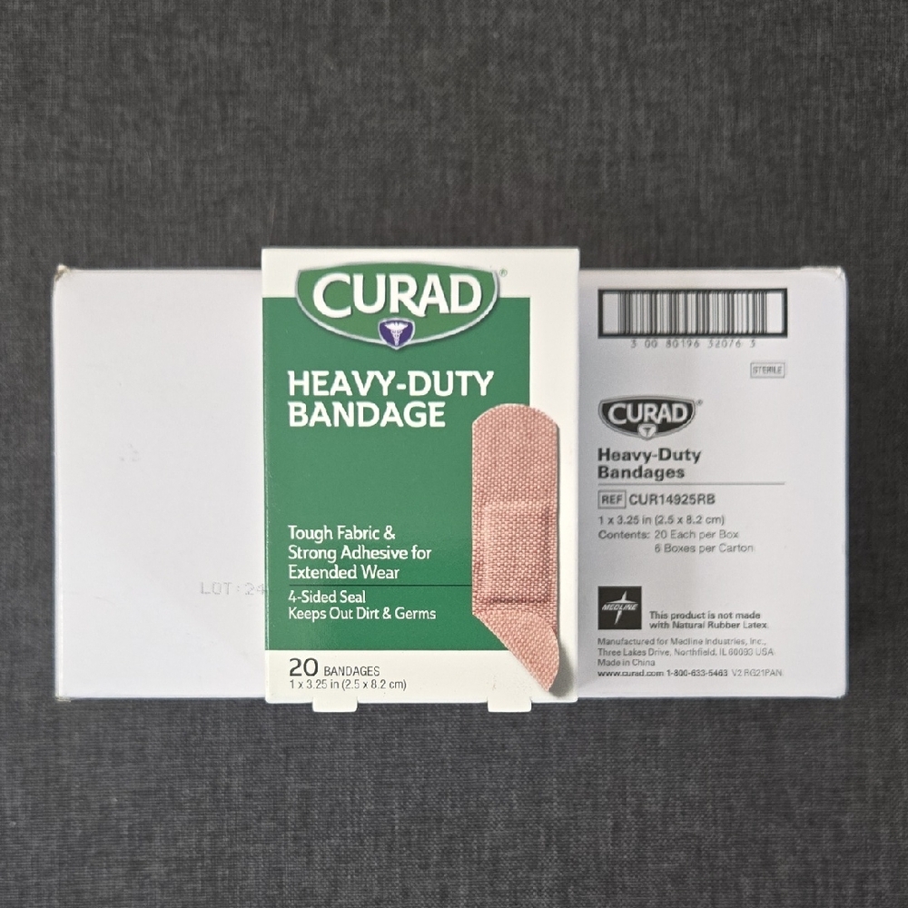 6 Boxes of Curad Heavy Duty Bandages